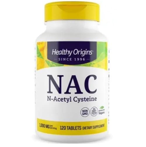 Healthy Origins - N-Acetyl Cysteine - 120 tabletter