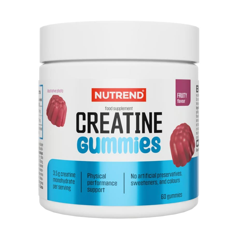 Nutrend - Creatine Gummies, Fruity - 60 Gummies – Nutrend förpackning