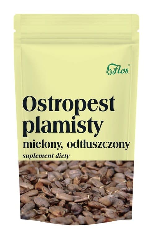 Flos - Ostropest plamisty mielony odtłuszczony 100g – Flos packaging
