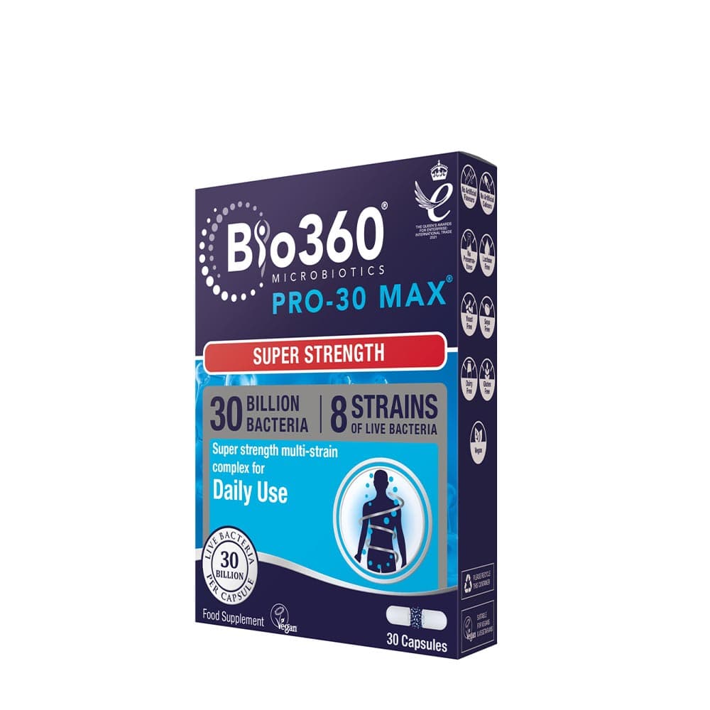 Bio360 Natures Aid Pro-30 Max 30 milliards de bactéries - 30 capsules – Bio360 emballage