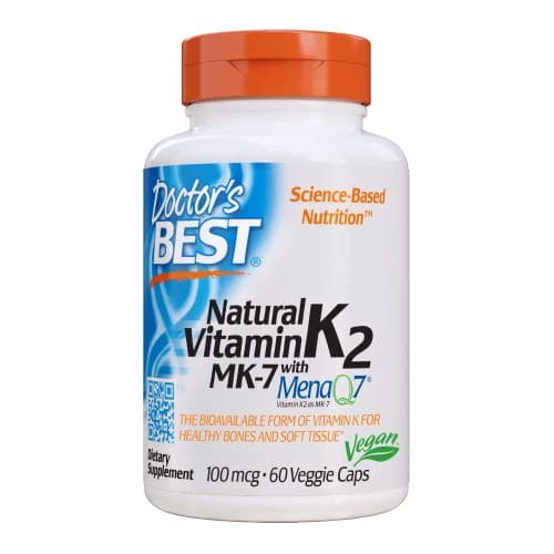 Doctor's Best - Natural Vitamin K2 MK-7 Met MenaQ7 - 60 Vcaps – Doctor's Best verpakking