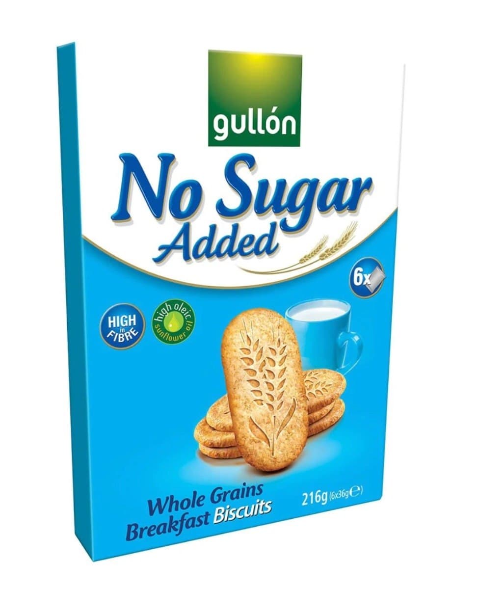 GULLON Ontbijtkoek met vezels zonder toegevoegde suiker 216 g