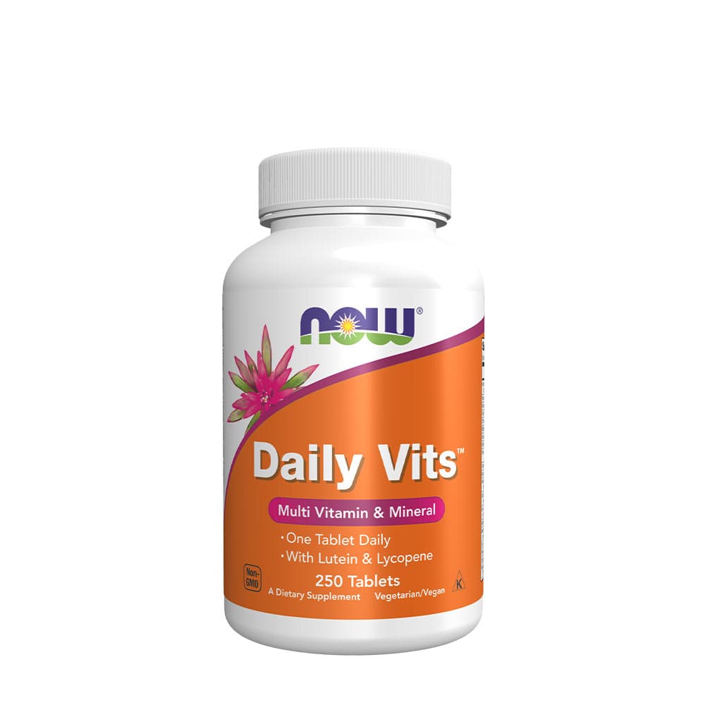 NOW Foods Daily Vitamins 250 tablets – NOW Foods packaging