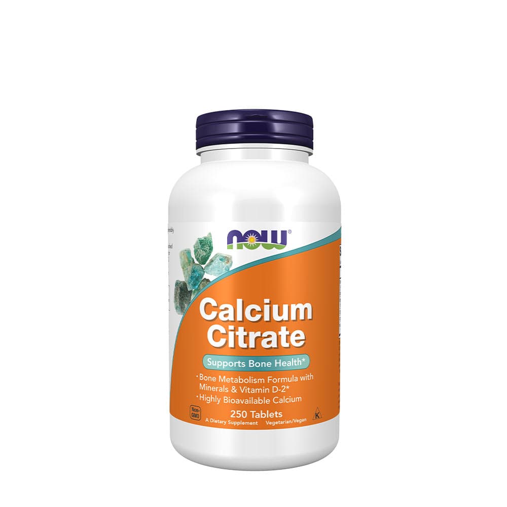 NOW Foods - Calcium Citrate With Minerals & Vitamin D2 - 250 Tabletten