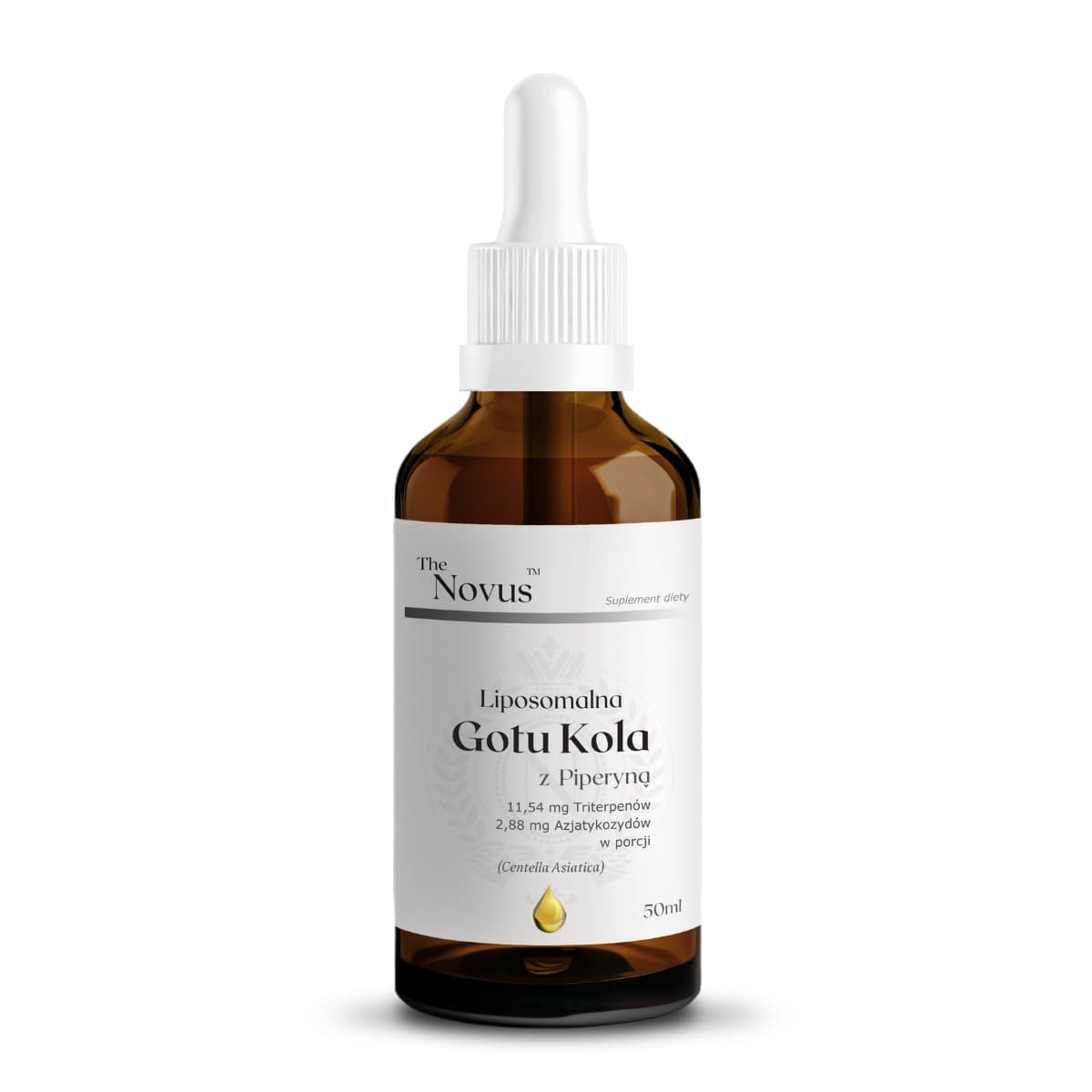 The Novus Liposomale Gotu Kola mit Piperin Tropfen 50 ml