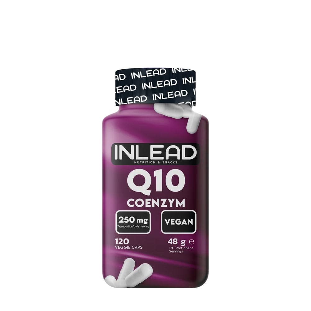 Inlead - CoQ10 - Neutral, 120 vegetabilske kapsler, 48 g – emballage