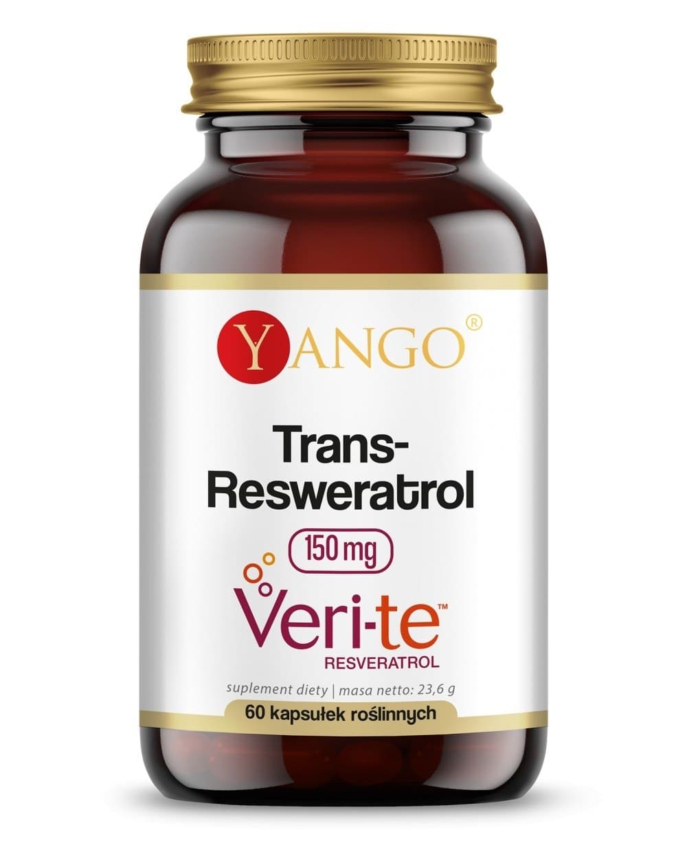 Yango - Trans-Resveratrol - 60 capsules – Yango packaging