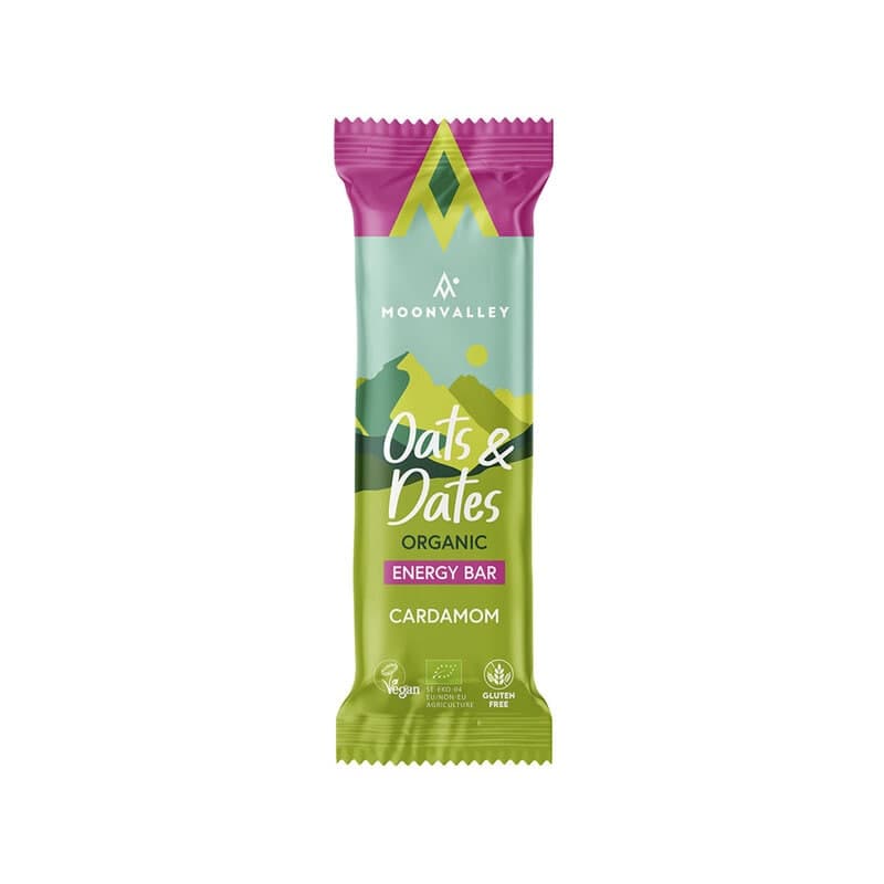 Oats & Dates Bar Cardamom 50g Moonvalley – Moonvalley opakowanie