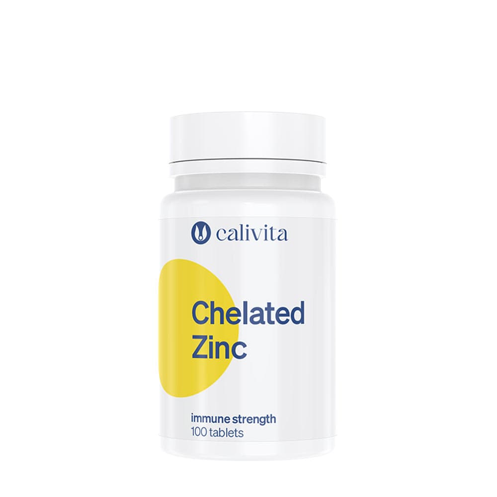 CaliVita Chelated Zinc - 100 comprimés – CaliVita emballage