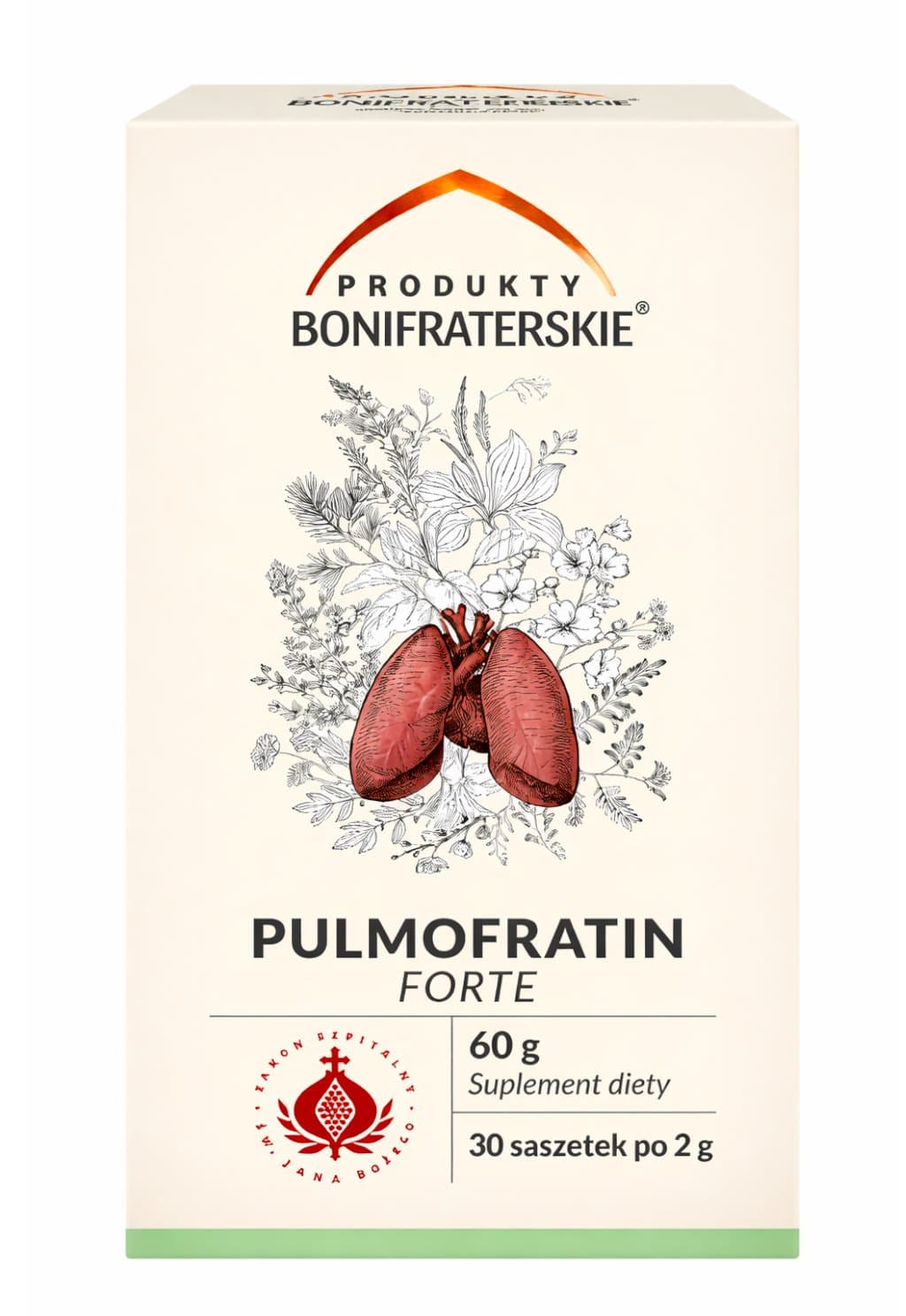 Produkty Bonifraterskie - Pulmofratin Forte, kapslar 60 st