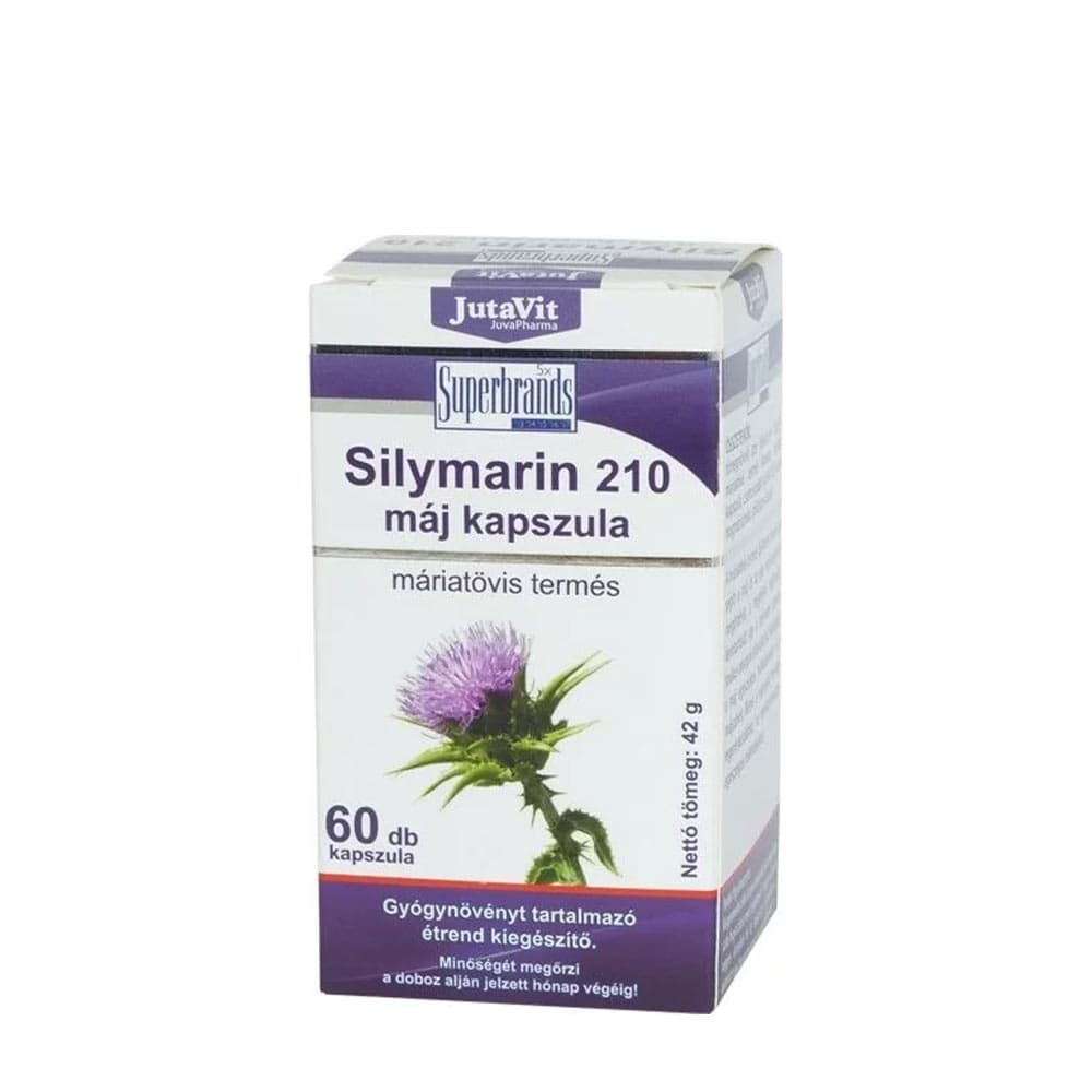 JutaVit Silymarin 210 Liver Caps - 60 gélules