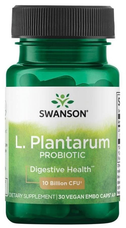 Swanson L. Plantarum Probiotic 10 miljarder CFU - 30 veganska kapslar