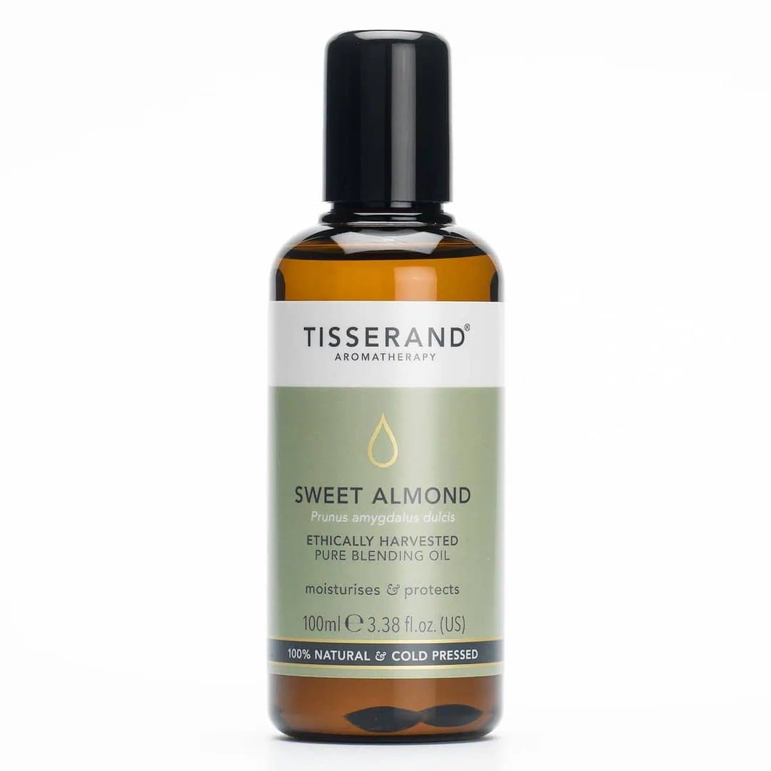 Tisserand Aromatherapy Sweet Almond Ethically Harvested Öl 100ml – Tisserand Aromatherapy Verpackung