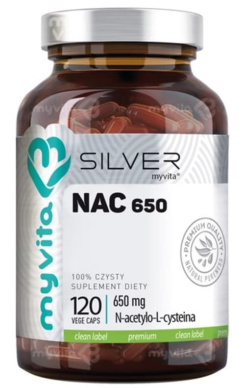 MyVita - NAC N-Acetyl-L-Cysteine 650mg – MyVita packaging