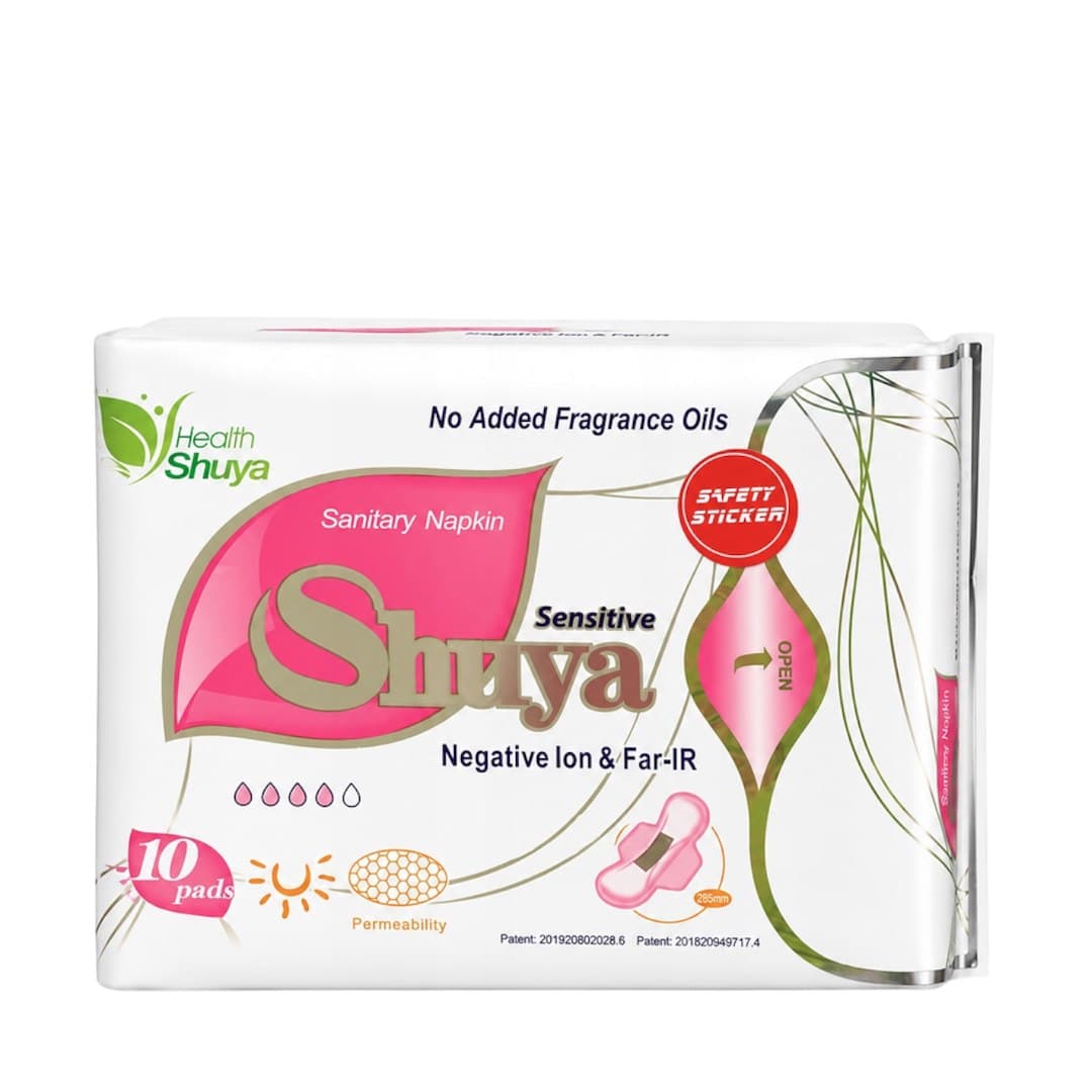 Podpaski dzienne SENSITIVE 10 st Shuya Health – Shuya Health förpackning