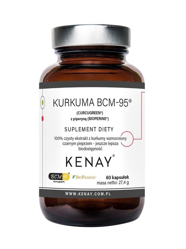 Kenay - Turmeric Bcm-95® With Piperine - 60 Kapseln / 27,4 g – Kenay packaging