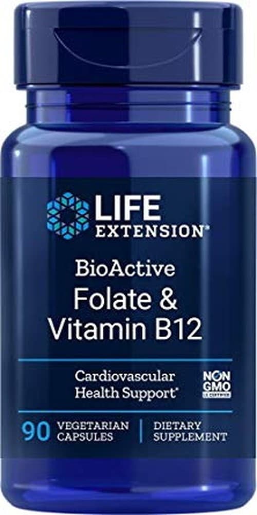 Life Extension - Bioactive Folate & Vitamin B12 - 90 Vcaps – Life Extension verpakking