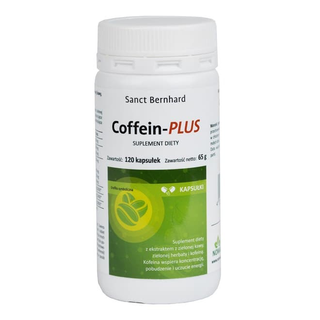 Kräuterhaus Sanct Bernhard Caffeine Plus - 120 kapslar