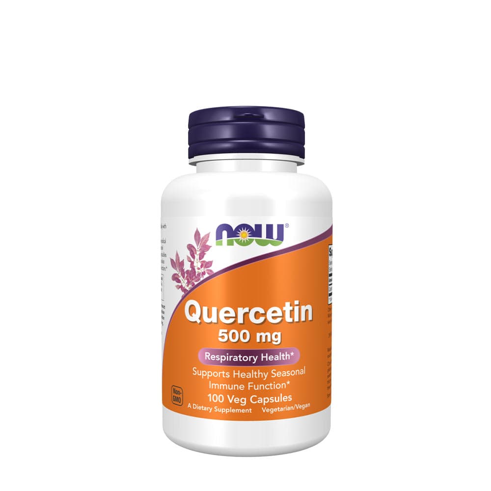 NOW Foods - Quercetin 500mg - 100 kapslar – NOW Foods förpackning