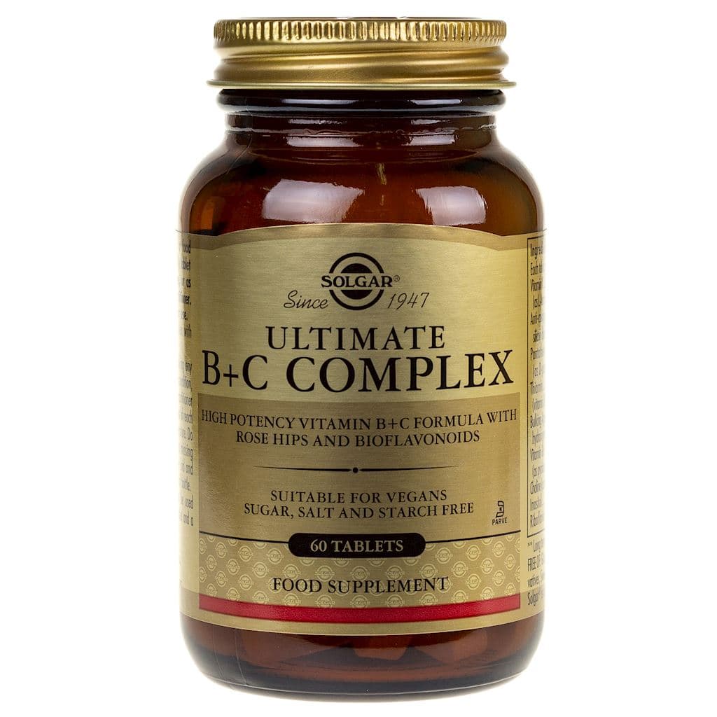 Solgar Ultimate B + C complesso 60 compresse – Solgar packaging