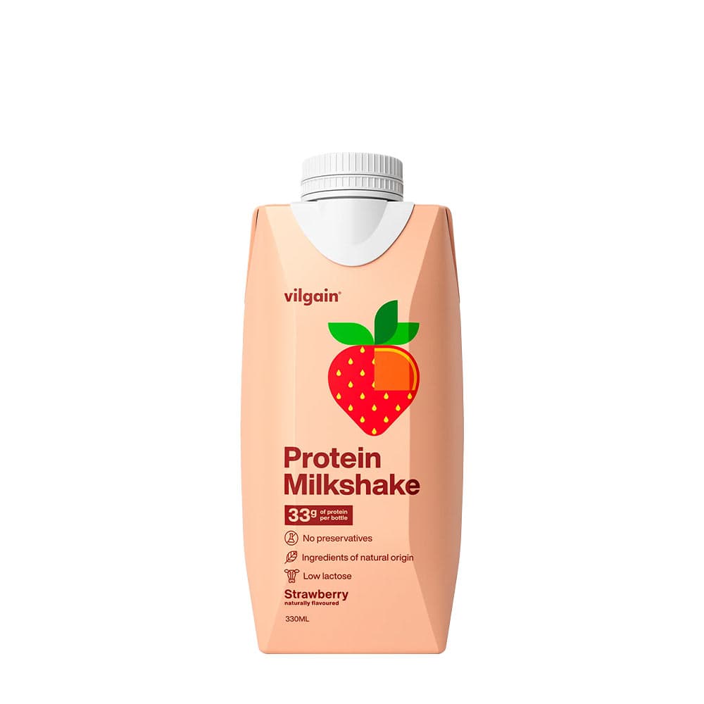 Vilgain - Shake protéiné à la fraise - 330ml
