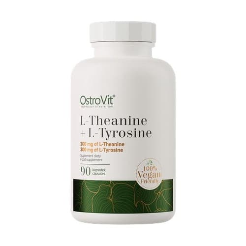 Ostrovit L-Theanine + L-Tyrosine 90 Kapseln – OstroVit Verpackung