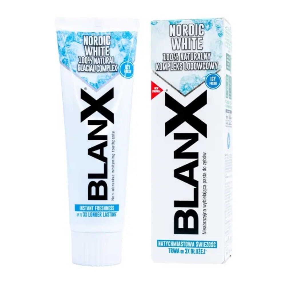BlanX Nordic White dentifrice 75 ml | CitiPharm – BlanX emballage