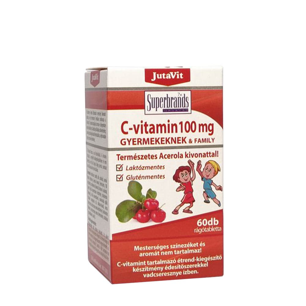 Jutavit - Witamina C 100 mg Dla Dzieci i Rodziny – Jutavit opakowanie