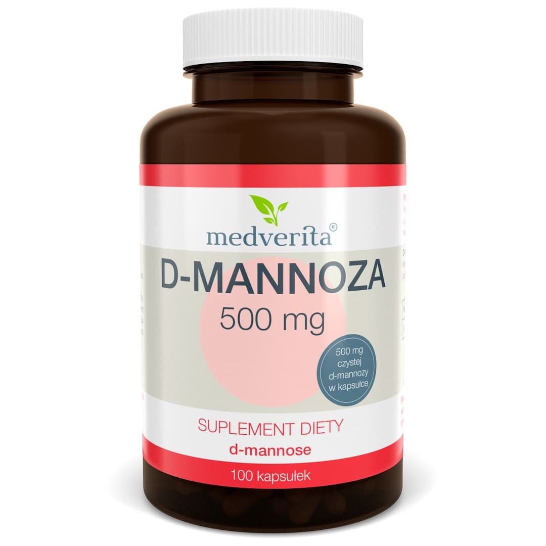 Medverita D-mannose 500 mg 100 capsules