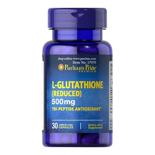 Puritan's Pride - L-Glutathione Reduced - 30 cápsulas – Puritan's Pride empaque