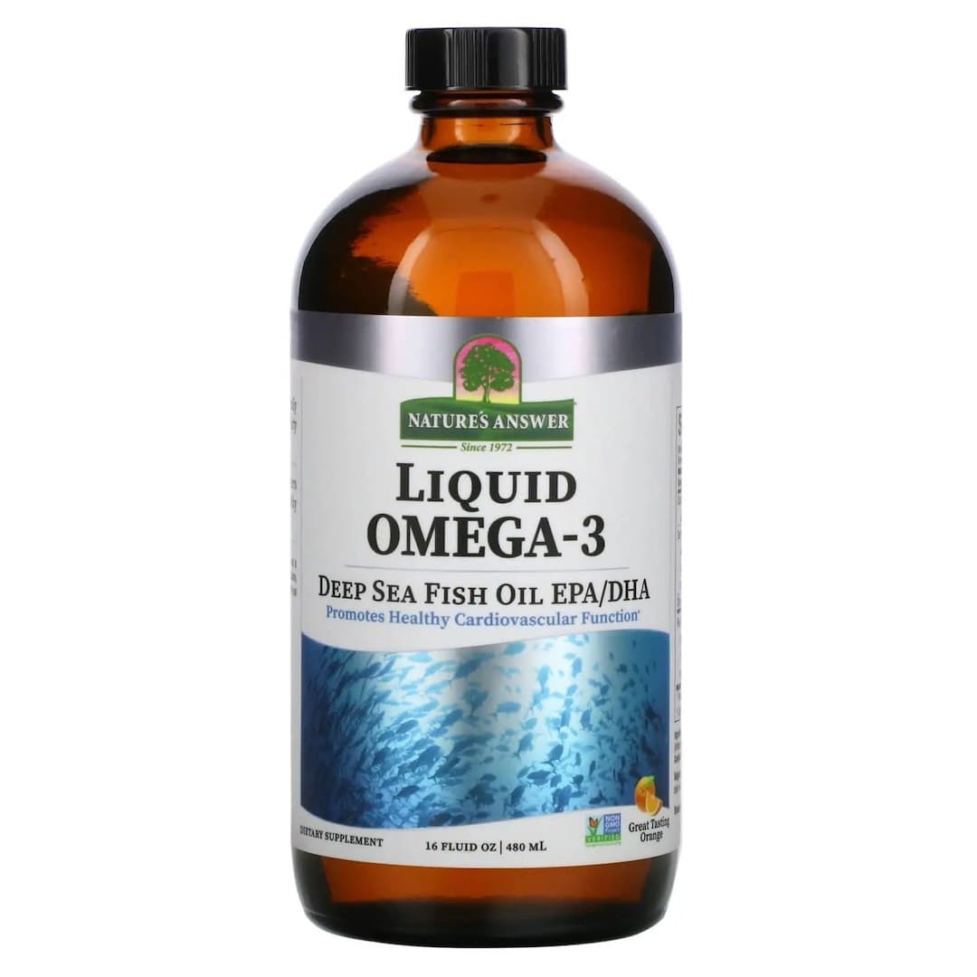 Nature's Answer Liquid Omega-3 Deep Sea Fish Oil 480 ml – Nature's Answer emballage