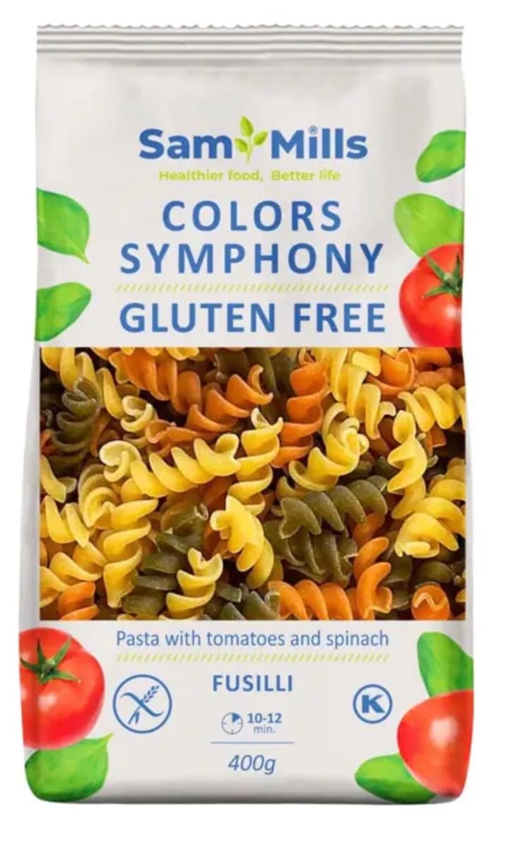 Pięć Przemian Sam Mills Glutenfrei 3-farbiger Fusilli 400 g
