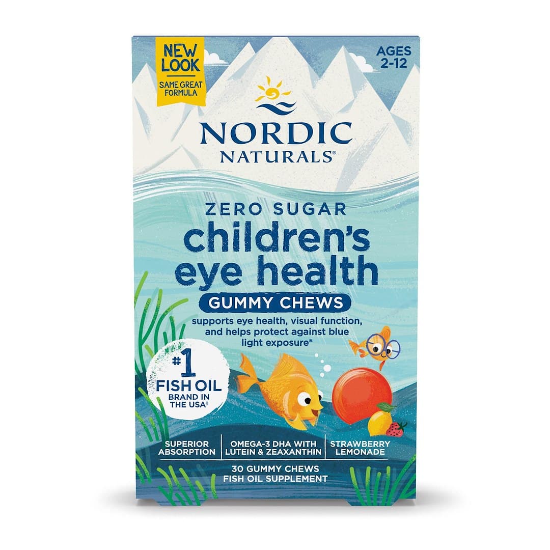 Nordic Naturals Children's Eye Health 484 mg Omega-3 Gummies – Nordic Naturals förpackning