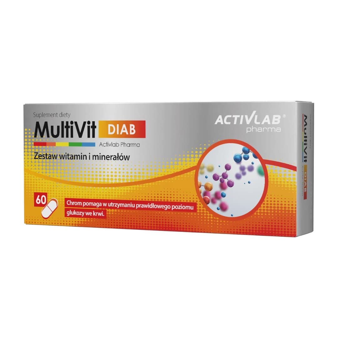 Activlab MultiVit Diab 60 kapslar – Activlab förpackning