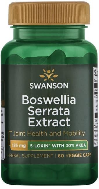 Swanson Ekstrakt z boswellii serrata 125 mg - 30 kapsułek