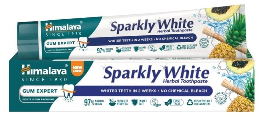 Himalaya - Sparkly White Herbal Toothpaste - 75ml – Himalaya Verpackung