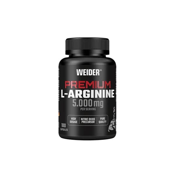 Weider L-Arginine Caps 1000 mg - 100 cápsulas – Weider empaque
