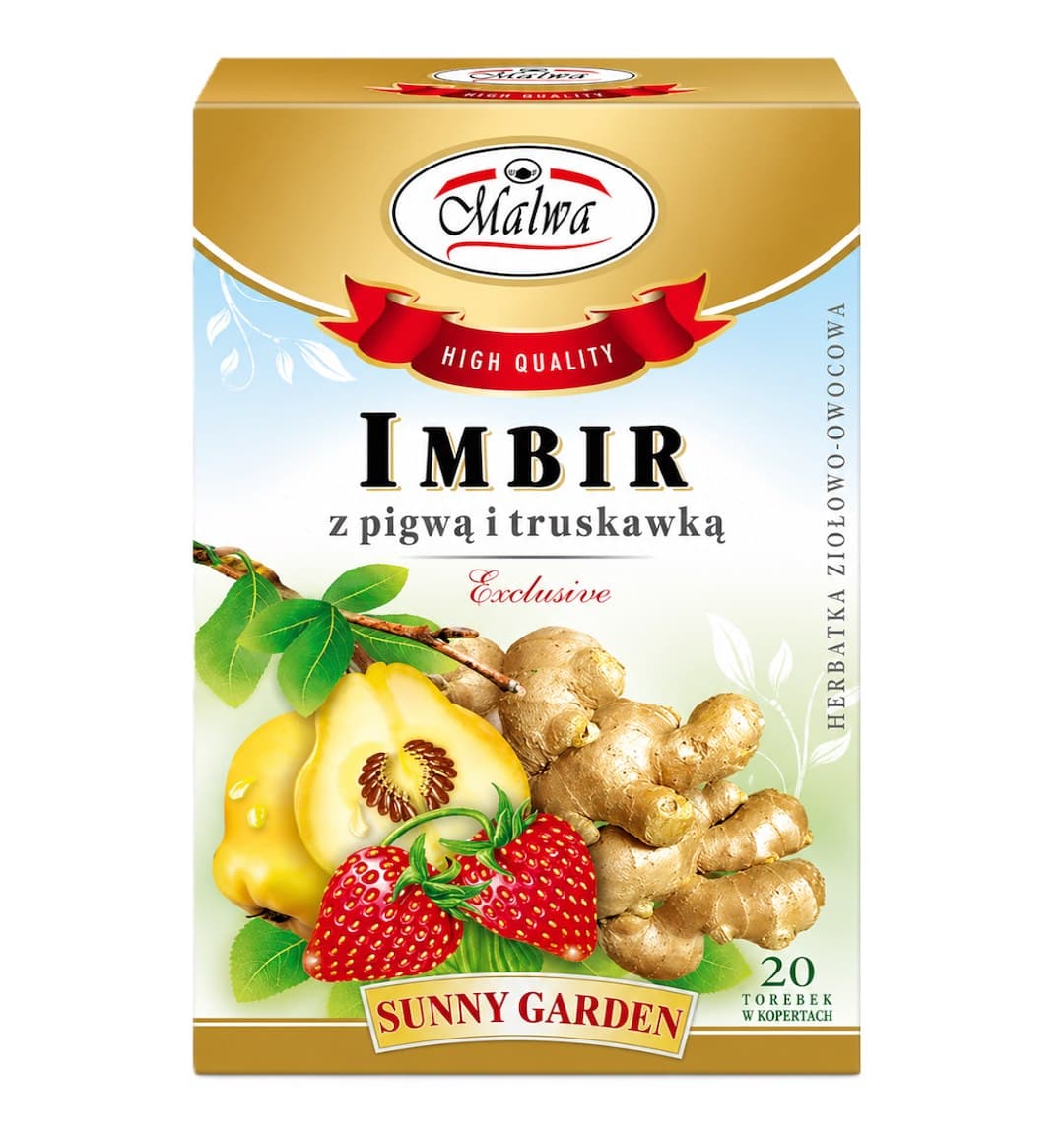 Shalva - Ginger, Quince & Hawthorn Tea 20 Beutel – Shalva packaging