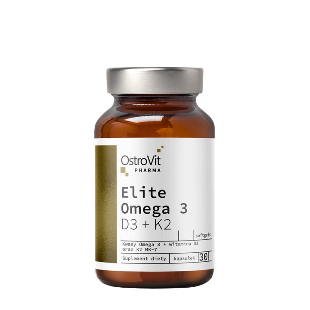 OstroVit - Elite Omega 3 D3 + K2 - 30 kapslar