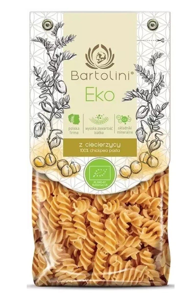 Bartolini - Pasta de Garbanzos Sin Gluten – Bartolini empaque