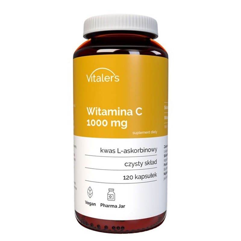 Vitaler's Vitamina C 1000 mg 120 capsule – Vitaler's confezione