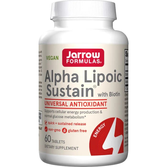 Jarrow Formulas Alpha Lipoic Sustain With Biotin 300 mg - 60 Tabletten – Jarrow Formulas packaging
