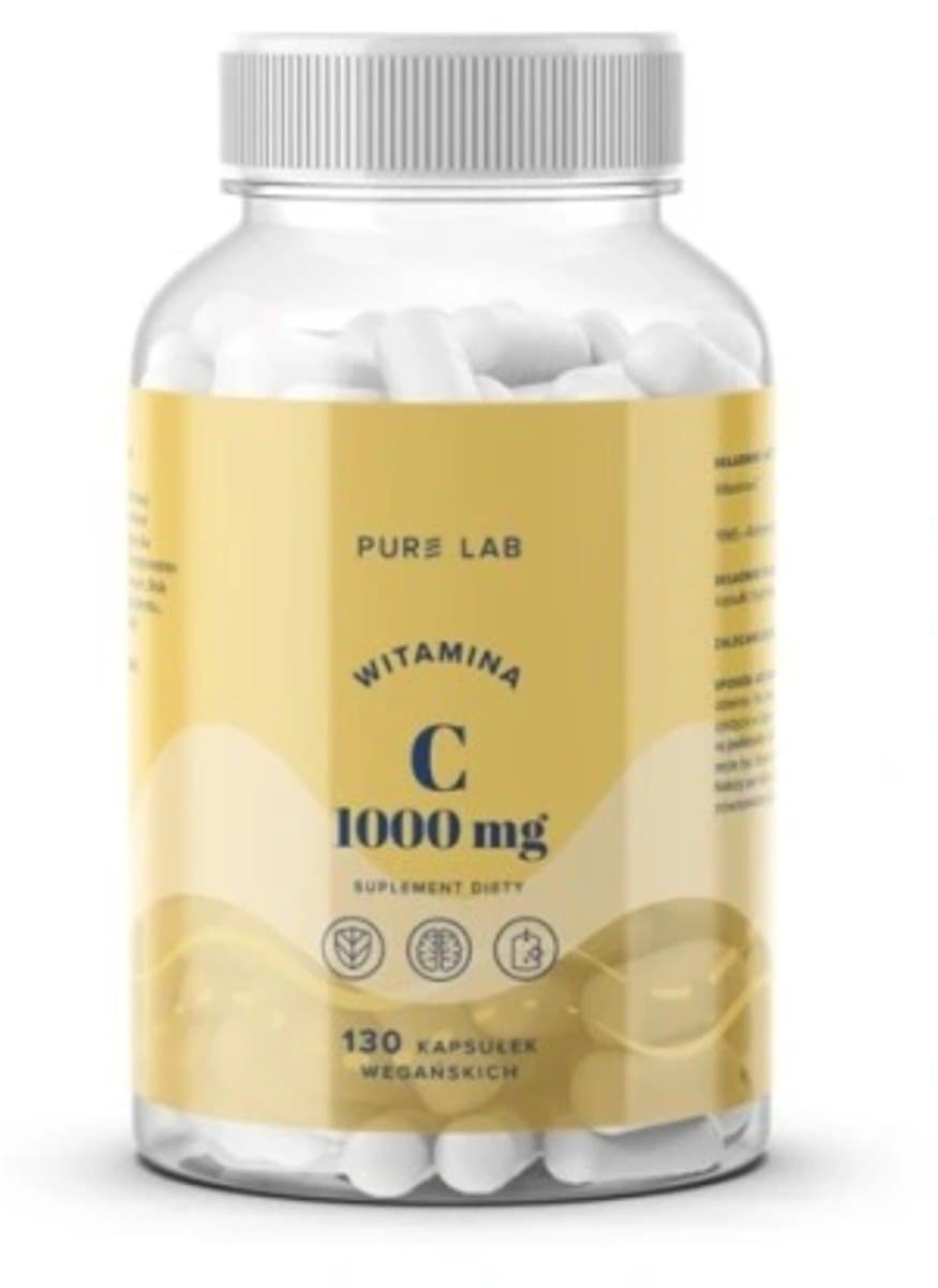 Pure Lab Vitamin C 1000 mg – 130 Kapseln – Pure Lab Verpackung