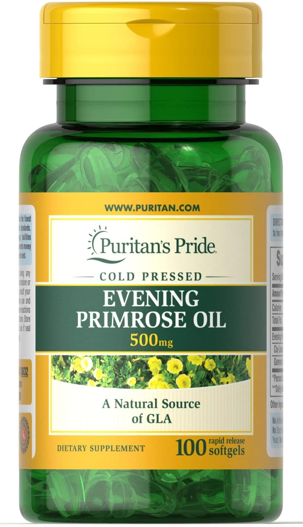 Puritan's Pride Olio di Onagra – Puritan's Pride packaging