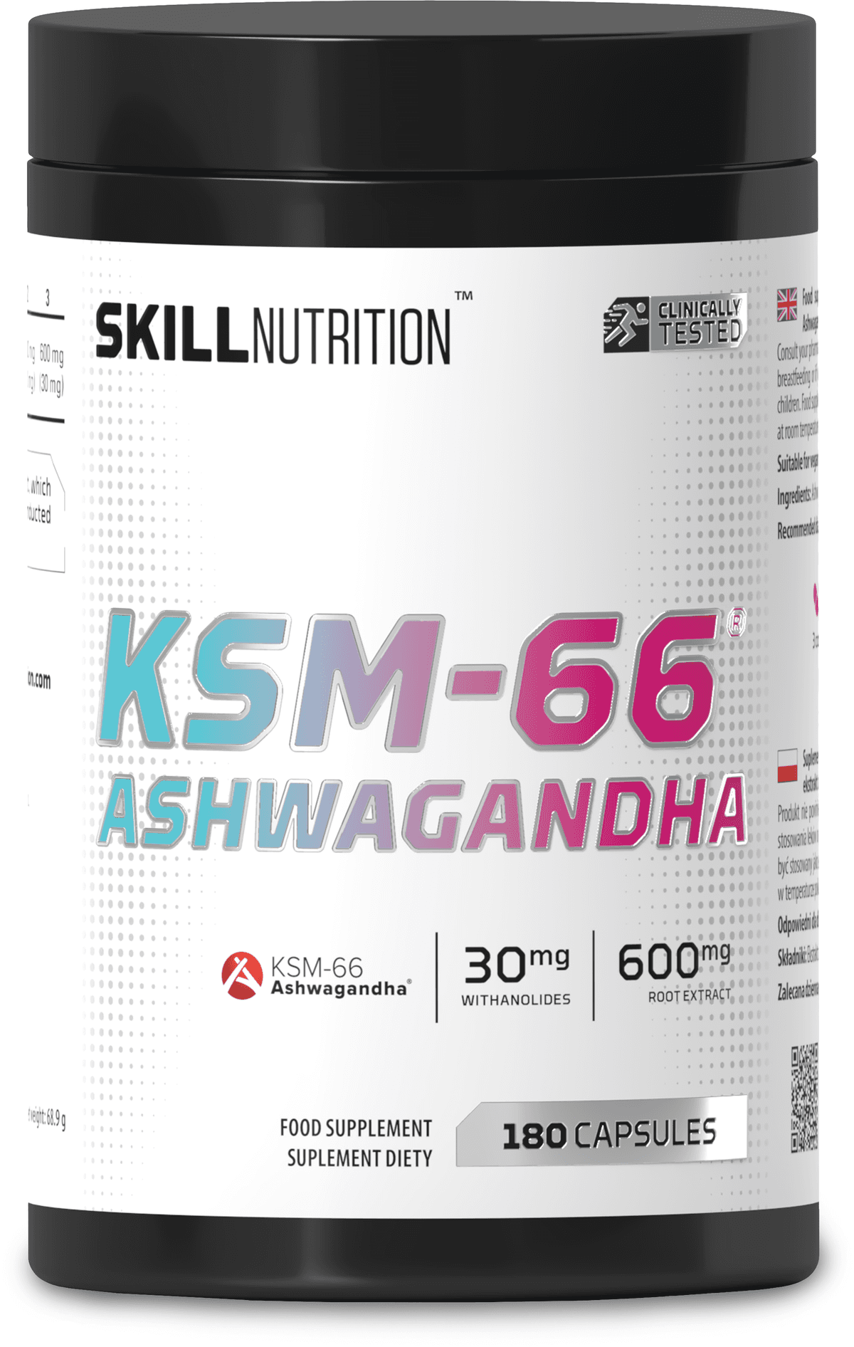 Skill Nutrition - KSM-66 Ashwagandha – Skill Nutrition packaging