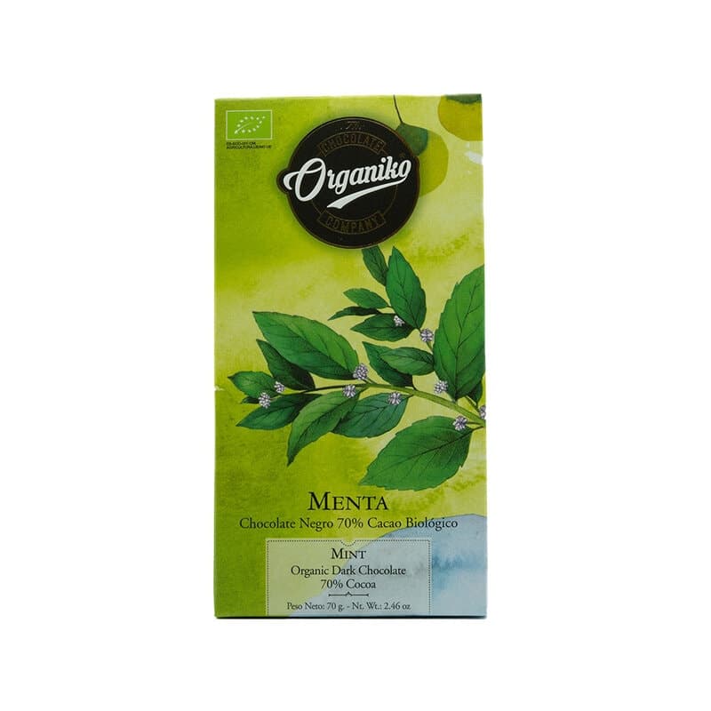 Choklad Mint mörk 70% 70g | Chocolate Orgániko