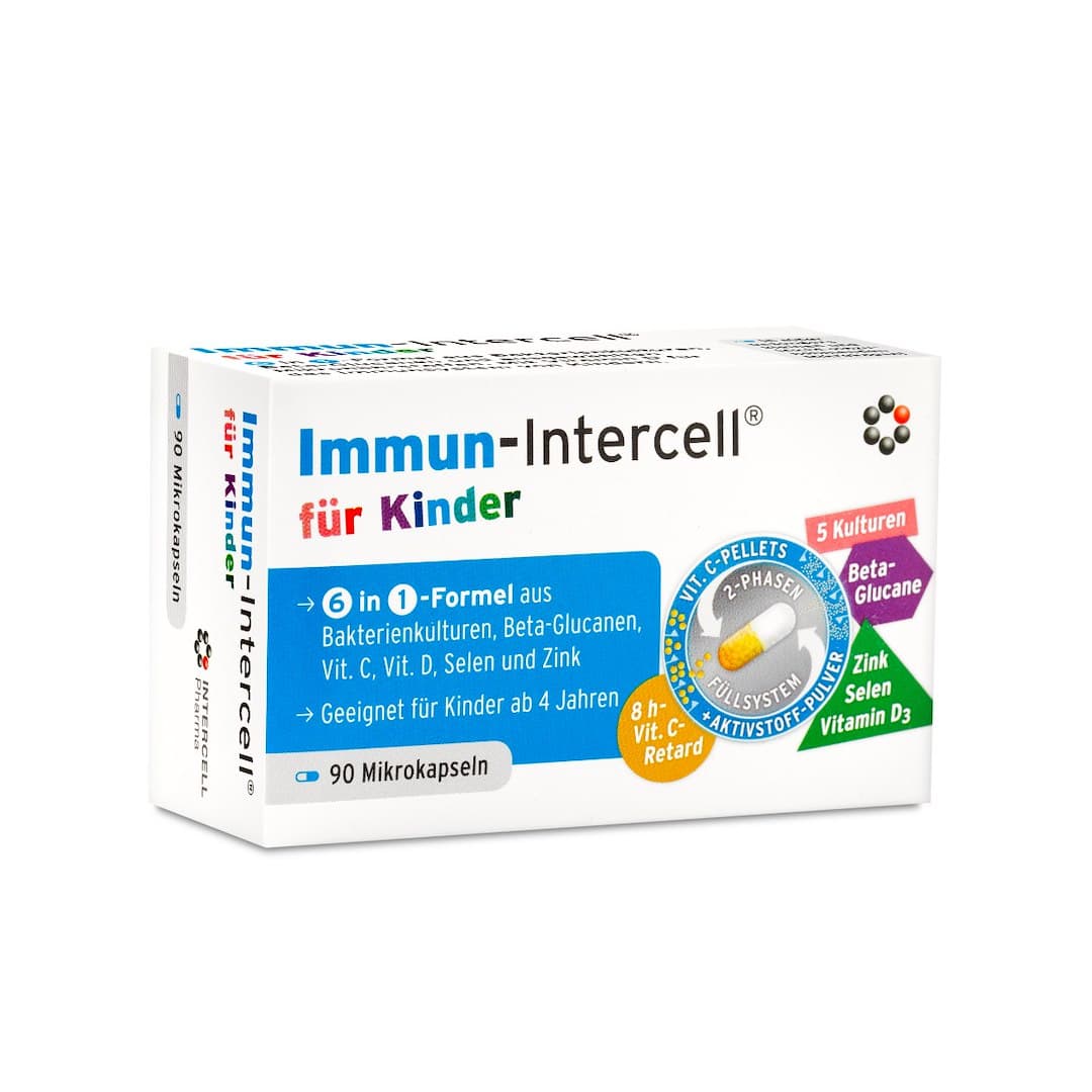 Intercell Pharma - Immun-Intercell För Barn - 90 Mikrokapslar