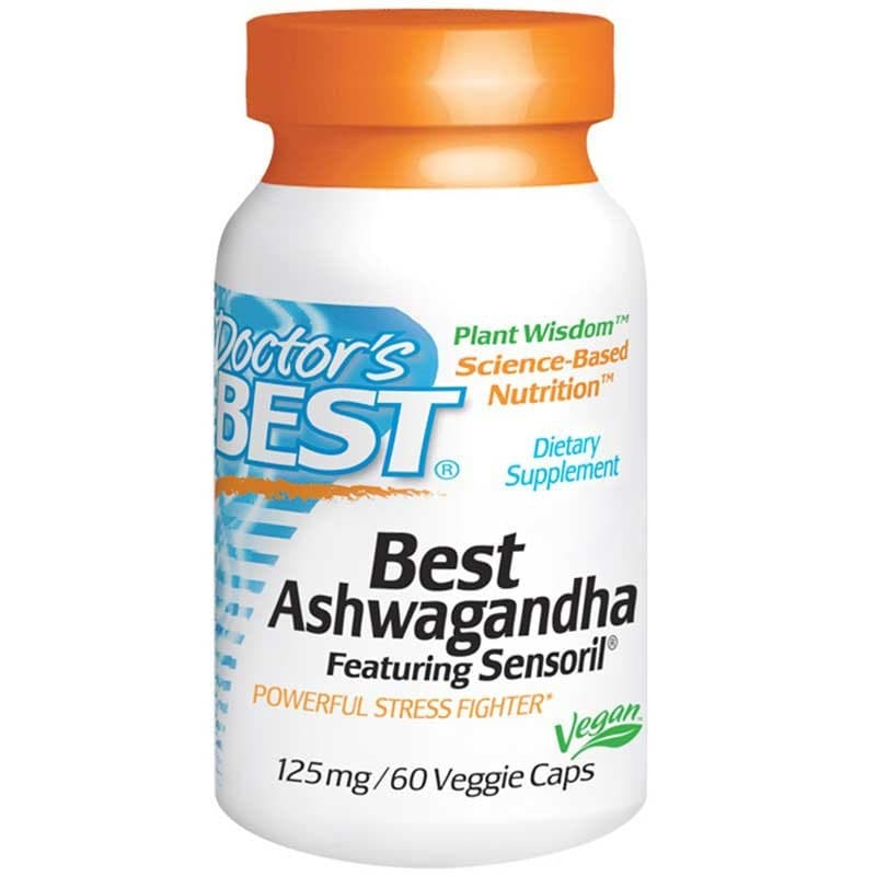 Doctor's Best Ashwagandha 125 mg 60 Kapseln – Doctor's Best Verpackung