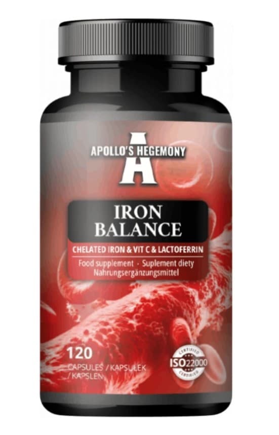 Apollo'S Hegemony Iron Balance - 120 capsules – Apollo'S Hegemony packaging