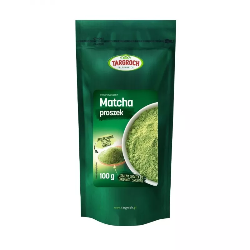 Targroch Matcha Poeder 100g – Targroch packaging